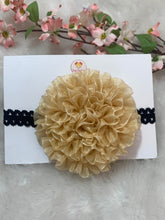 Load image into Gallery viewer, Gold Big Organza Flower
