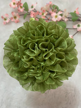 Load image into Gallery viewer, Pista Green Big Organza Flower
