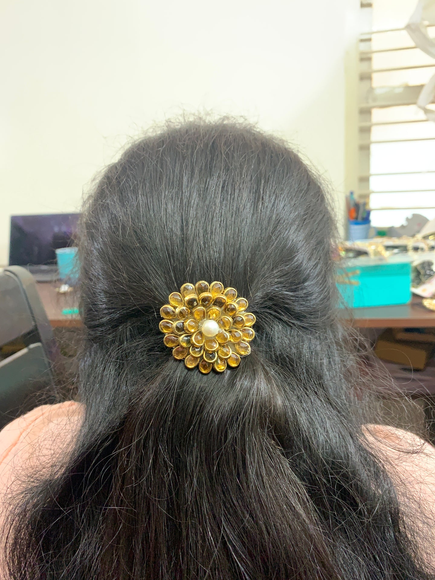 Kundan Bejewelled  Rubber Bands Best Seller