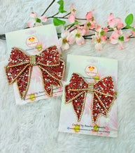 Load image into Gallery viewer, Starry Night Bow Mini Orange
