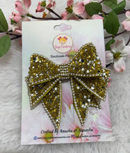 Load image into Gallery viewer, Starry Night Bow Mini Yellow
