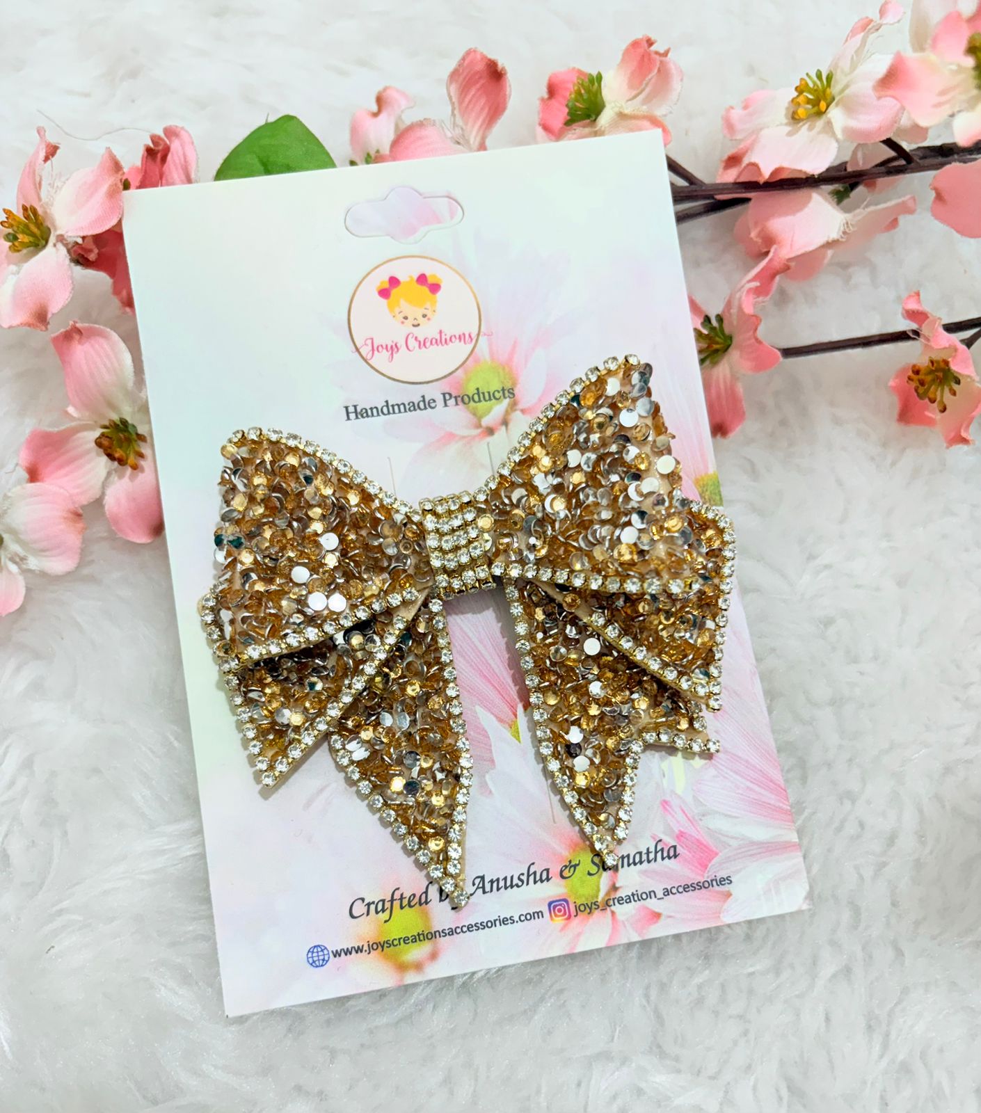 Starry Night Bow Mini Gold
