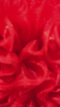 Load and play video in Gallery viewer, Red Big Organza Flower
