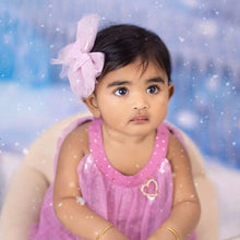 Load image into Gallery viewer, Pink Glitter Organza Bow
