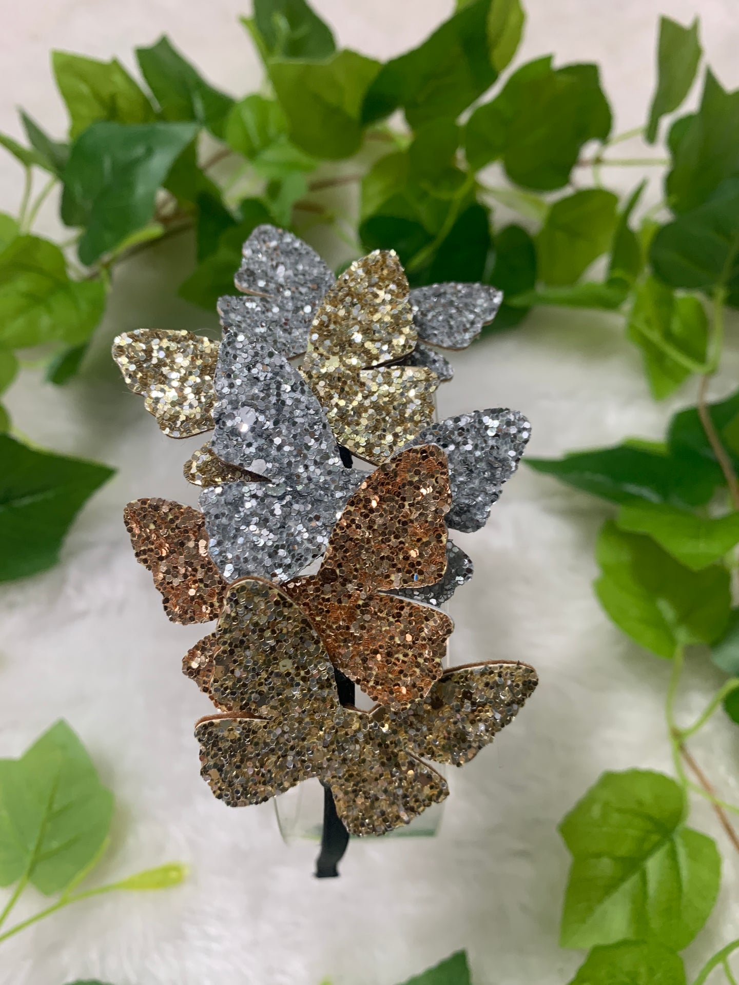 Gold & SIlver Stacking Butterfly