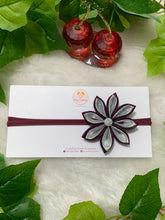 Load image into Gallery viewer, Wine Kanzashi Flower
