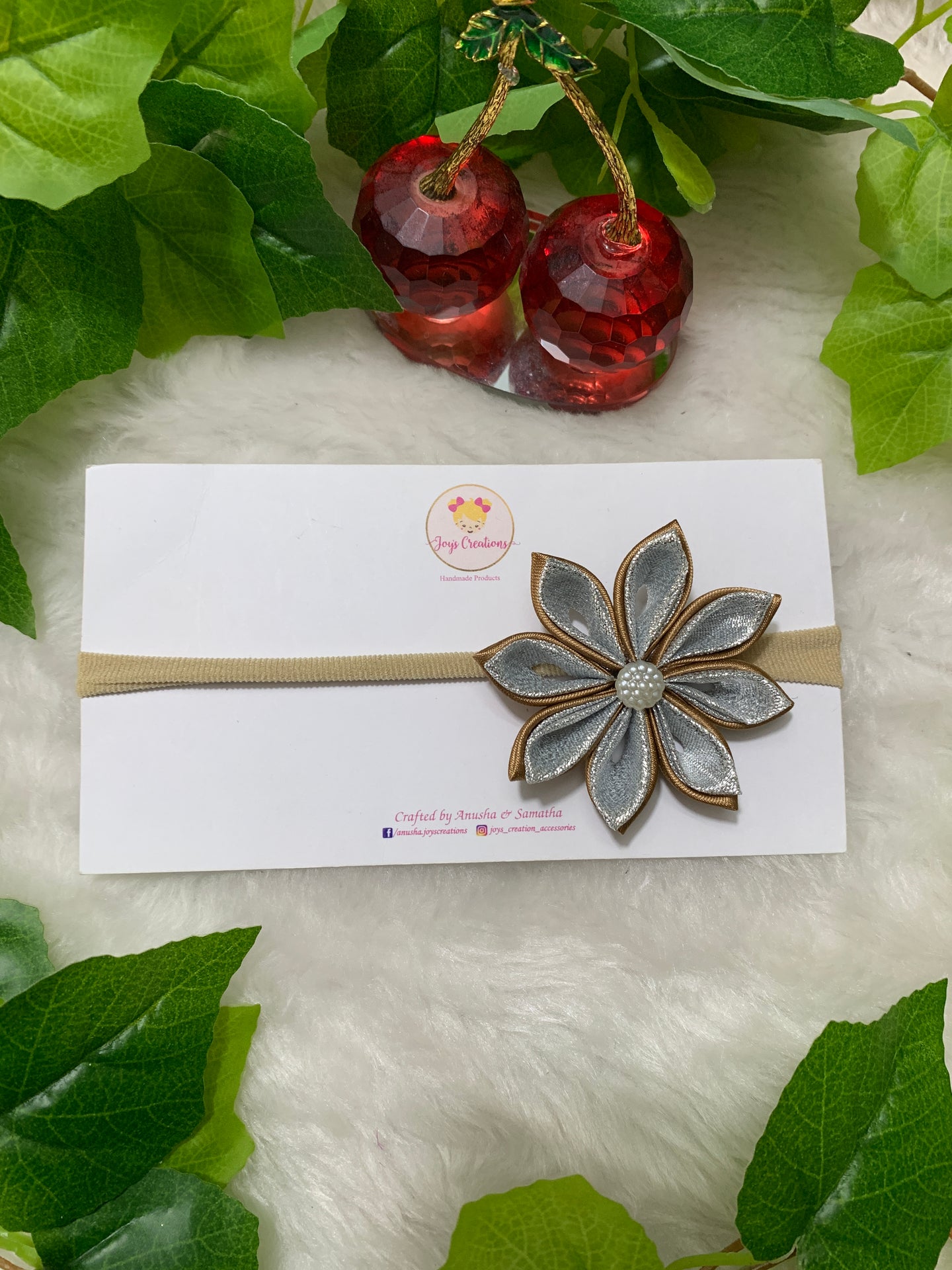 Golden Kanzashi Flower