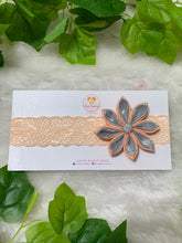 Load image into Gallery viewer, Peach Kanzashi Flower
