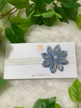 Load image into Gallery viewer, Frozen Blue Kanzashi Flower
