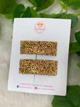 Load image into Gallery viewer, Golden Stone Snap Clips
