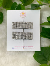 Load image into Gallery viewer, Silver Stone Snap Clips
