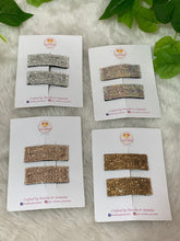 Load image into Gallery viewer, Silver Stone Snap Clips
