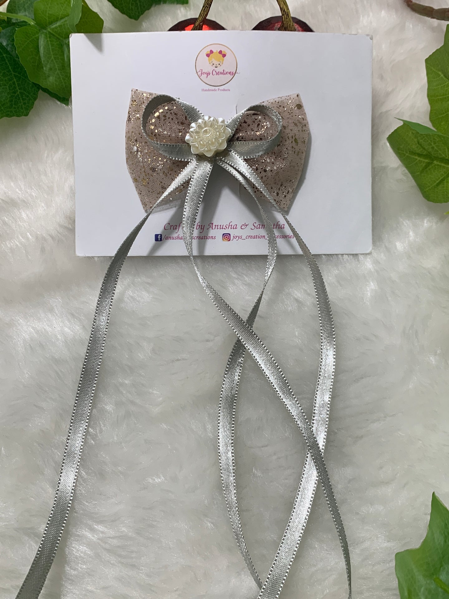 Golden Silver Hanging Ribbon
