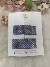 Load image into Gallery viewer, Lavendar Snap Clips
