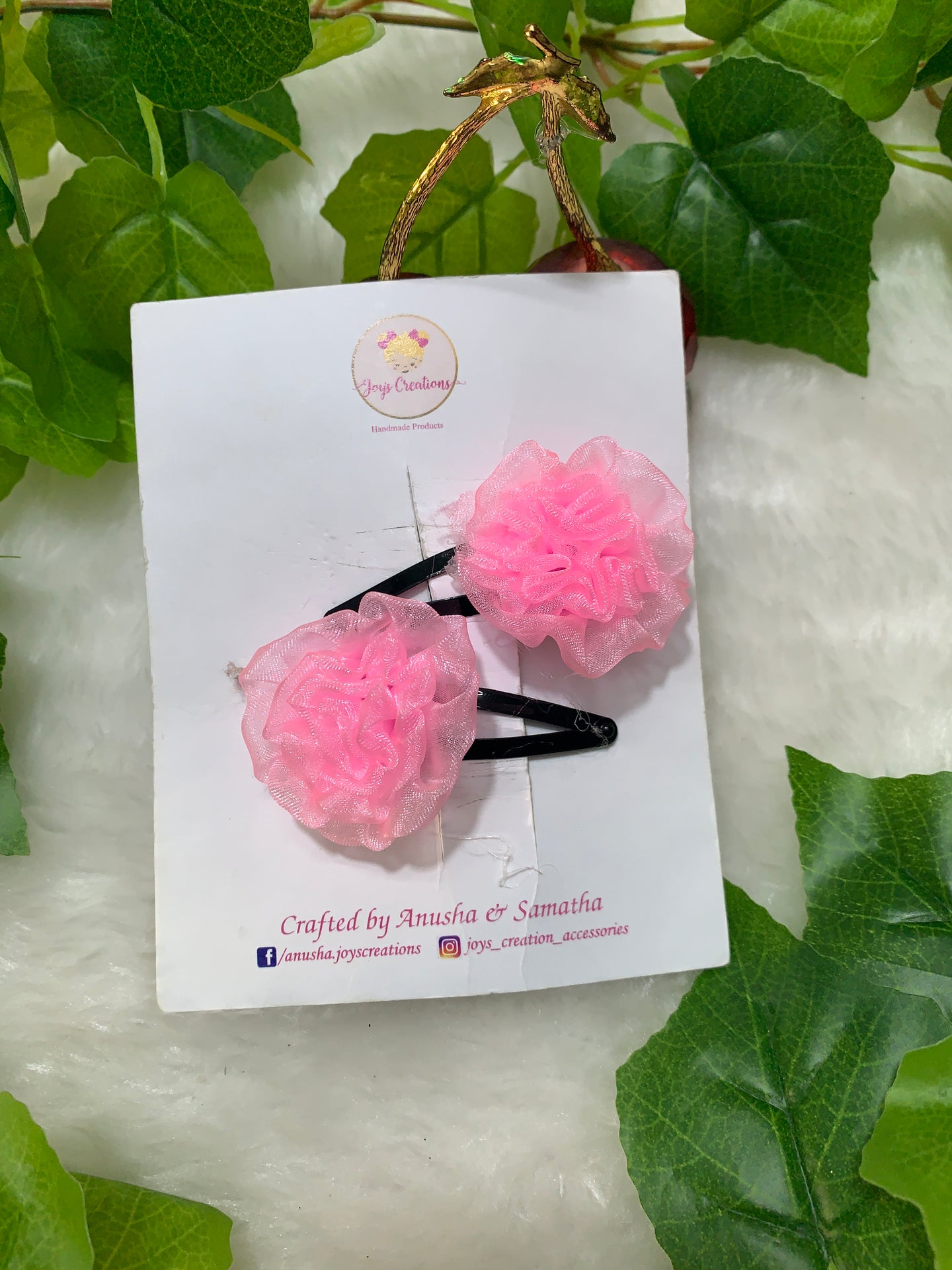 Pink Organza Tic Tacs