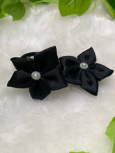 Load image into Gallery viewer, Black 5 Petal Flower Tic Tacs
