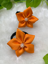 Load image into Gallery viewer, Orange 5 Petal Flower Tic Tacs
