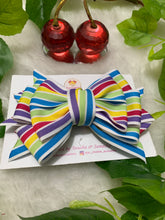 Load image into Gallery viewer, Rainbow Plain Princess Bow
