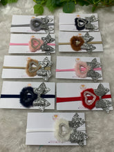 Load image into Gallery viewer, Grey Heart Soft Band
