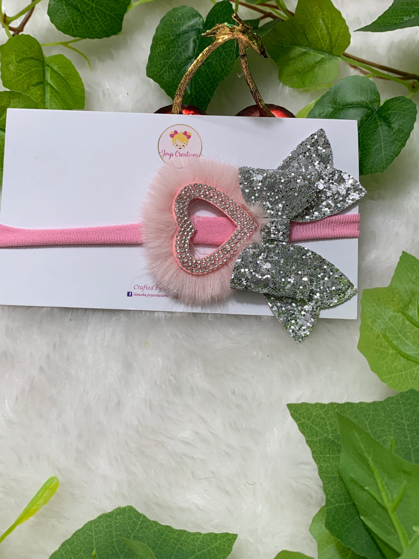 Baby Pink Heart Soft Band