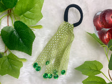 Load image into Gallery viewer, Green dotted Hanging Rubber bands

