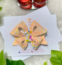Load image into Gallery viewer, Peach Magical Unicorn  Bow
