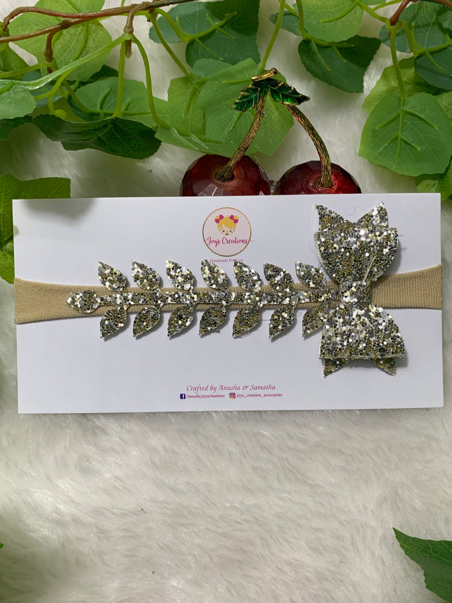 Gold & Silver Leafy Glitter