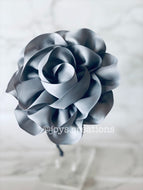 Grey Big Flower Head Band